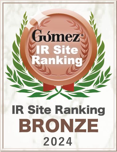 Gomez IR Site Overall Ranking Bronze Award 2024